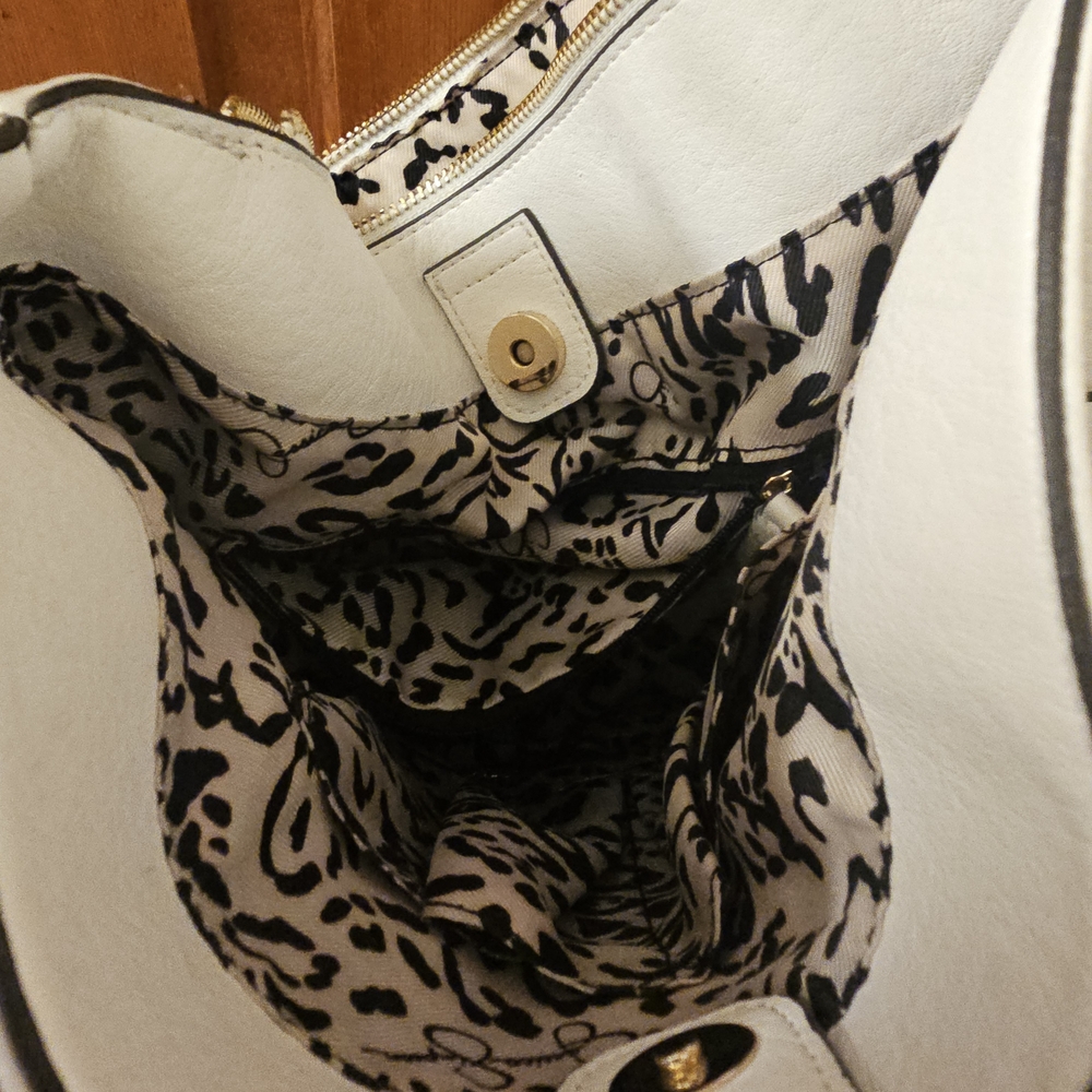 Jessica Simpson Y2K White and Gold Studded Women's Bag - Picture 6 of 6